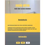 Egyoldalas Bootstrap weboldal